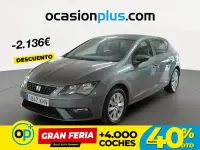 Usado Seat Leon Style 110 CV (80 kW) 2018 Gris Berlina