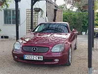 Usado Mercedes SLK200 163 CV (119 kW) 2001 Granate Descapotable