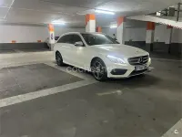Usado Mercedes C220 AMG line 170 CV (125 kW) 2017 Blanco Familiar