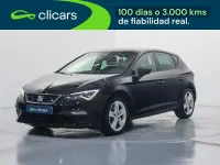 Usado Seat Leon FR 150 CV (110 kW) 2019 Negro Berlina