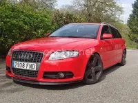 Usado Audi A4 S-Line 170 CV (125 kW) 2007 Rojo Familiar