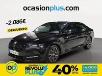 Usado Skoda Superb SportLine 150 CV (110 kW) 2022 Negro Berlina