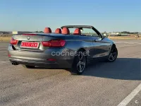Usado BMW 430 Cabriolet 252 CV (185 kW) 2016 Gris / plata Descapotable