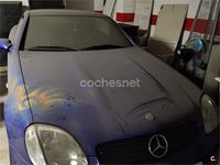 Usado Mercedes SLK200 136 CV (100 kW) 1998 Azul Descapotable