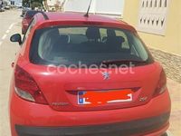 Usado Peugeot 206 70 CV (51 kW) 2009 Rojo Berlina