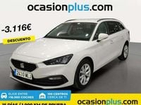 Usado Seat Leon ST Style 131 CV (96 kW) 2023 Blanco Familiar