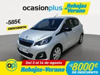 Usado Peugeot 108 Active 82 CV (60 kW) 2018 Gris / plata Berlina