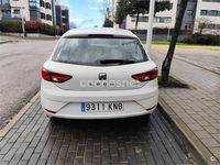 Usado Seat Leon Reference 110 CV (80 kW) 2018 Blanco Berlina