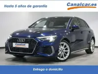 Usado Audi A3 Sportback S-Line 150 CV (110 kW) 2021 Azul Utilitario