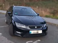 Usado Seat Leon ST FR 150 CV (110 kW) 2015 Negro Familiar
