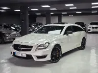 Usado Mercedes CLS63 AMG Shooting Brake AMG 585 CV (430 kW) 2014 Blanco Familiar