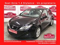 Usado Seat Ibiza Style 85 CV (62 kW) 2011 Negro Berlina
