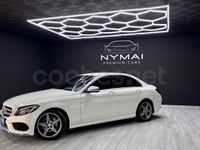 Usado Mercedes C220 AMG line 170 CV (125 kW) 2016 Blanco Berlina