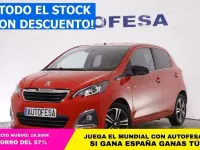 Usado Peugeot 108 Allure 82 CV (60 kW) 2017 Rojo Utilitario