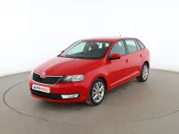 Usado Skoda Rapid Ambition 90 CV (66 kW) 2014 Rojo Utilitario