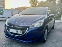 Usado Peugeot 208 Active 68 CV (50 kW) 2013 Azul Utilitario