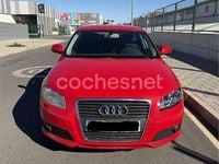 Usado Audi A3 Ambiente 105 CV (77 kW) 2008 Rojo Berlina