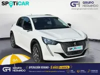 Usado Peugeot e-208 Active 100 kW (136 CV) 2023 Blanco Utilitario
