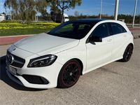 Usado Mercedes A180 AMG line 109 CV (80 kW) 2016 Blanco Berlina
