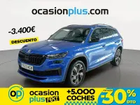 Usado Skoda Kodiaq SportLine 150 CV (110 kW) 2022 Azul SUV
