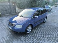 Usado VW Touran Conceptline 100 CV (73 kW) 2004 Azul Monovolumen