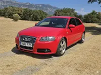 Usado Audi A3 Ambition 140 CV (102 kW) 2008 Rojo Utilitario