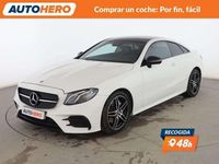 Usado Mercedes E220 AMG line 196 CV (144 kW) 2020 Blanco Coupe