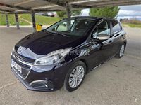 Usado Peugeot 208 Style 82 CV (60 kW) 2017 Azul Utilitario