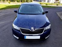 Usado Skoda Rapid Style 125 CV (91 kW) 2018 Azul Utilitario
