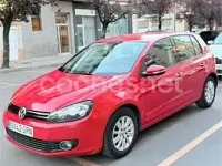 Usado VW Golf VI Advance 105 CV (77 kW) 2009 Rojo Utilitario