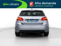 Usado Peugeot 308 Style 131 CV (96 kW) 2017 Gris Utilitario