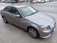Usado Mercedes C220 Avantgarde 170 CV (125 kW) 2013 Gris / plata Berlina