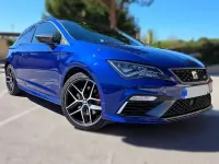 Usado Seat Leon SC FR 184 CV (135 kW) 2017 Azul Utilitario