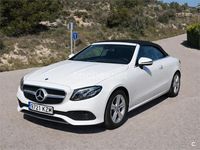 Usado Mercedes E220 170 CV (125 kW) 2018 Blanco Descapotable