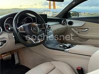 Usado Mercedes C220 AMG line 170 CV (125 kW) 2016 Negro Coupe