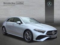Usado Mercedes A180 AMG line 136 CV (100 kW) 2025 Plata hightech