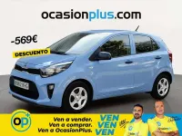 Usado Kia Picanto 67 CV (49 kW) 2018 Azul Utilitario