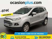 Usado Ford Ecosport Trend 125 CV (91 kW) 2017 Plateado SUV