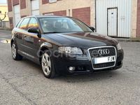 Usado Audi A3 140 CV (102 kW) 2007 Negro Berlina