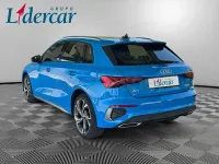 Usado Audi A3 S-Line 116 CV (85 kW) 2020 Azul Berlina