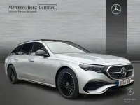 Usado Mercedes E450 AMG line 367 CV (269 kW) 2025 Plata hightech Familiar