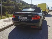 Usado BMW 218 150 CV (110 kW) 2016 Negro Descapotable