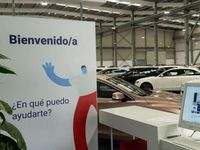 Usado Seat Leon Style 116 CV (85 kW) 2021 Blanco Utilitario