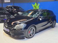 Usado Mercedes A200 AMG line 136 CV (100 kW) 2015 Negro Utilitario
