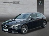 Usado Mercedes A180 AMG line 116 CV (85 kW) 2022 Negro cosmos