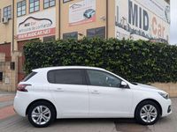 Usado Peugeot 308 Allure 131 CV (96 kW) 2021 Blanco Utilitario