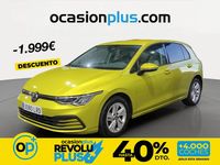Usado VW Golf VIII Life 130 CV (95 kW) 2021 Amarillo Berlina