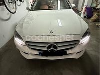 Usado Mercedes C200 136 CV (100 kW) 2015 Blanco Familiar