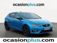 Usado Seat Leon FR 150 CV (110 kW) 2014 Azul Utilitario