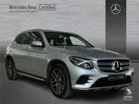 Usado Mercedes GLC220 AMG line 170 CV (125 kW) 2018 Gris / plata SUV